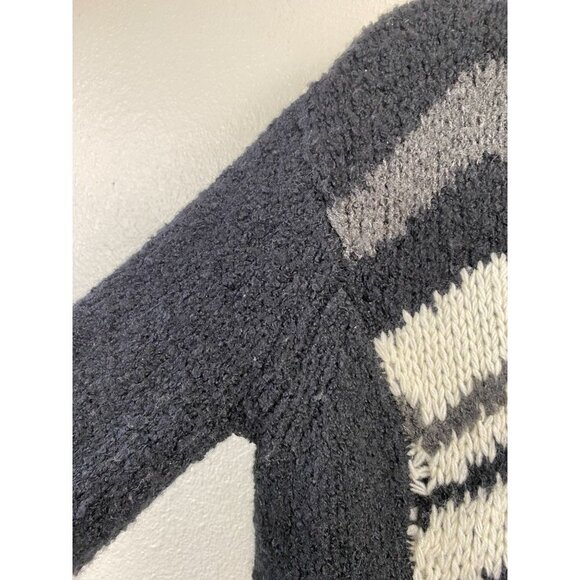 Velvet Graham & Spencer Wool mohair Sweaters Womens  Small Gray Black fall Cozy - Picture 5 of 10
